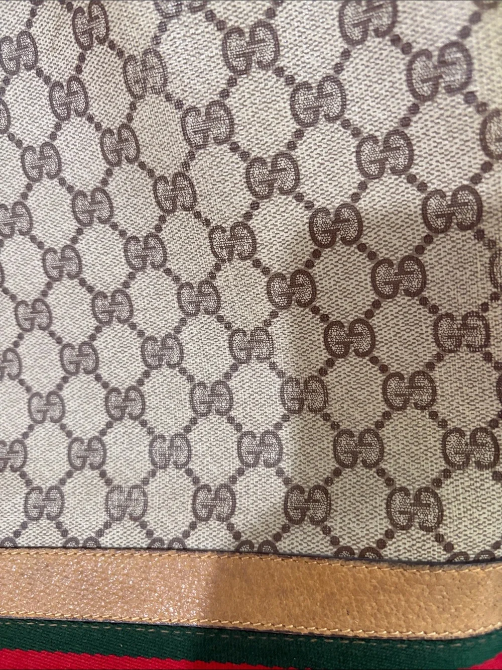 Gucci signature printed vintage crossbody bag as is - Picture 2 of 14